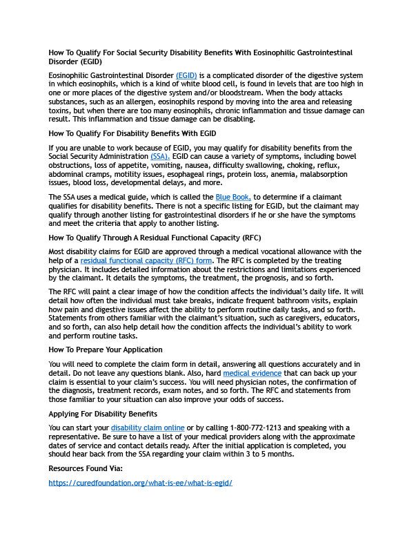 Social Security Disability Flyer